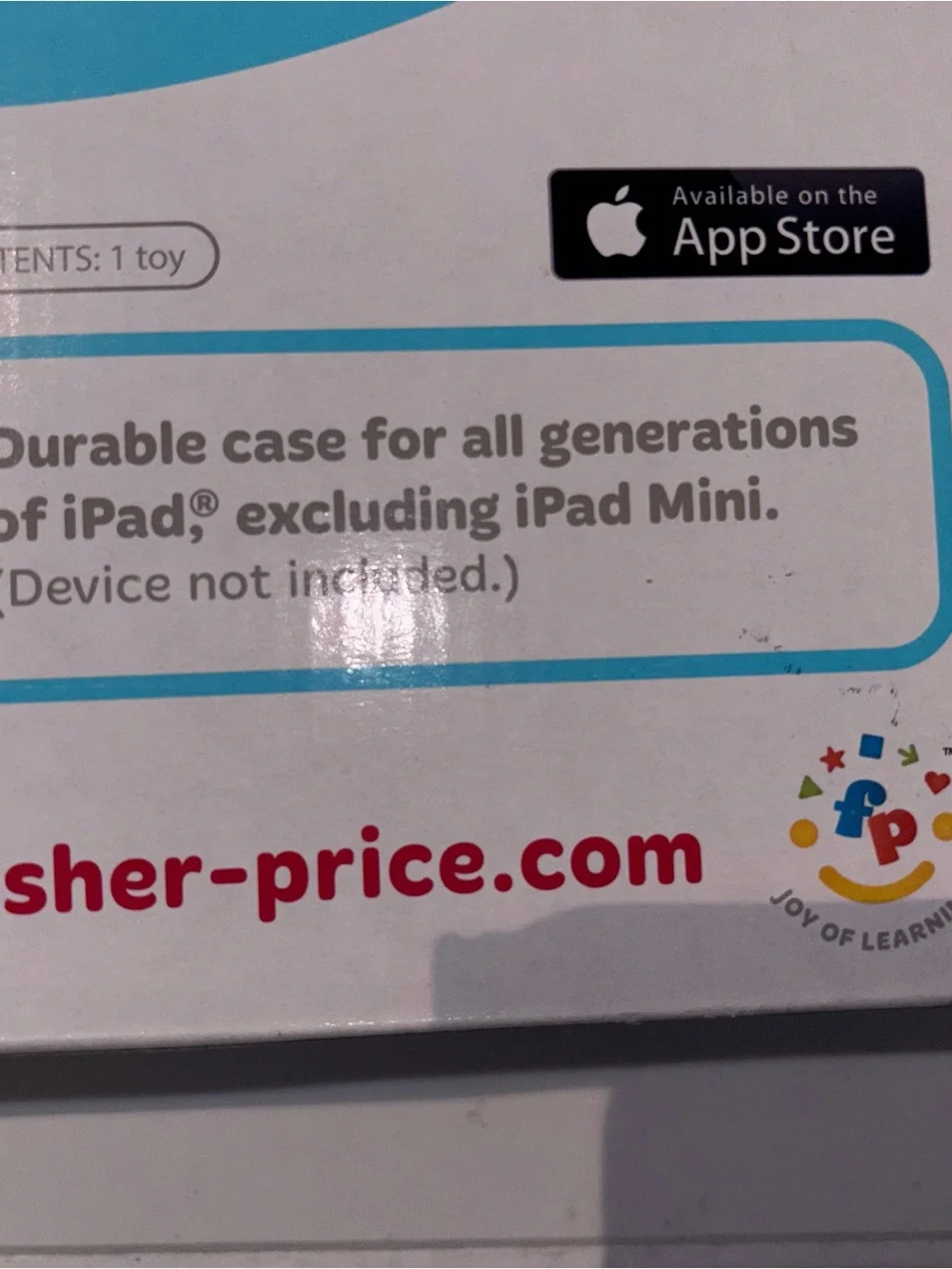2013 Fisher-Price Laugh & Learn Appitivity Creation Center IPad Case